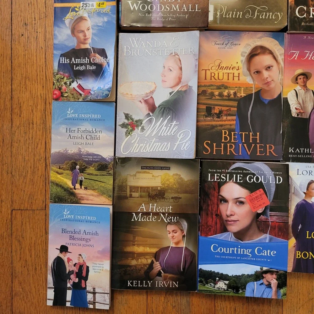 31 Amish Fiction Book Lot Brunstetter Woodsmall Fuller Fisher Christian Romance